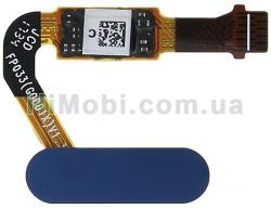 Шлейф (Flat cable) Huawei Mate 10 (ALP-L09 / ALP-L29) з сканером відбитка пальця синій