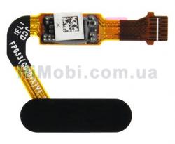 Шлейф (Flat cable) Huawei Mate 10 (ALP-L09 / ALP-L29) з сканером відбитка пальця чорний