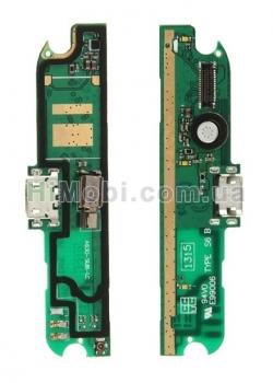 Шлейф (Flat cable) Lenovo A830 з роз'ємом зарядки і мікрофоном плата зарядки
