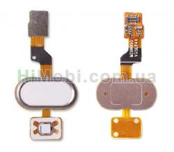 Шлейф (Flat cable) Meizu M3s / M3s mini / Meizu U10 з кнопкою (Home) біла
