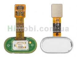 Шлейф (Flat cable) Meizu M5s (M612) / M5 (M611) з кнопкою (Home) білий