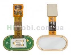 Шлейф (Flat cable) Meizu M5s (M612) / M5 (M611) з кнопкою (Home) золотий