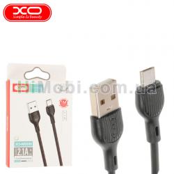 USB кабель XO NB200 Micro USB 2.1A 1.0m чорний