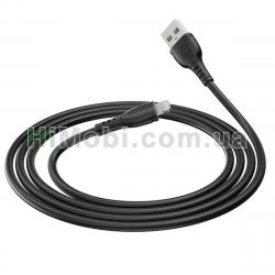USB кабель BOROFONE BX51 TRIUMPH Lightning Cable 2.4A чорний