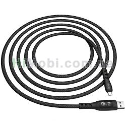 USB кабель Hoco S6 "Sentinel" lightning (1.2М) чорний