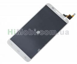 Дисплей (LCD) Alcatel 6050Y One Touch Idol 2S/ 6050D з сенсором білий