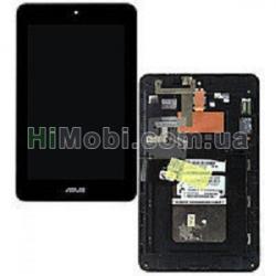 Дисплей (LCD) Asus ME173x Memo Pad HD7 Amazon Kingle Fire HD7 (K00E) з сенсором чорний + рамка
