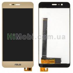 Дисплей (LCD) Asus ZenFone 3 MAX (ZC520TL) з сенсором золотий