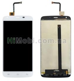 Дисплей (LCD) Doogee (HomTom) HT6/ HT6 Pro з сенсором білий