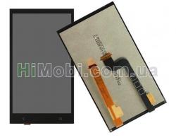 Дисплей (LCD) HTC 601 Desire/ 601 Dual Sim з сенсором чорний