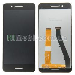 Дисплей (LCD) HTC 728G Desire Dual Sim з сенсором чорний