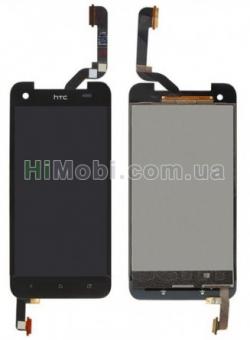 Дисплей (LCD) HTC X920d Butterfly з сенсором чорний