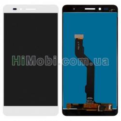 Дисплей (LCD) Huawei Honor 5X (KIW-L21)/ X5/ GR5 (2016) з сенсором білий