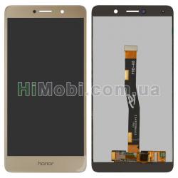 Дисплей (LCD) Huawei Honor 6X (BLN-L21)/ Mate 9 Lite/ GR5 (2017) з сенсором золотий