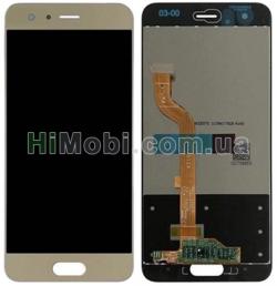 Дисплей (LCD) Huawei Honor 9 (STF-L09/ STF-L19) з сенсором золотий