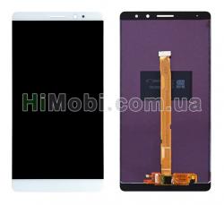 Дисплей (LCD) Huawei Mate 8 NXT-L09/ NXT-L29A з сенсором білий