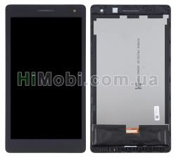 Дисплей (LCD) Huawei MediaPad T3 7.0 (BG2-U01) 3G з сенсором чорний + рамка