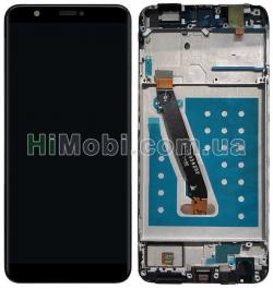 Дисплей (LCD) Huawei P Smart (FIG-LX1) P Smart Dual Sim (FIG-L21) з сенсором чорний + рамка PRC