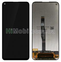 Дисплей (LCD) Huawei P40 Lite / Nova 6 SE з сенсором чорний оригінал PRC