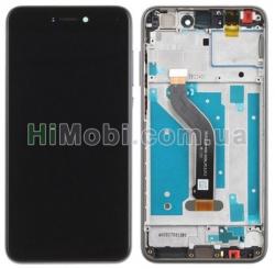 Дисплей (LCD) Huawei P8 Lite (2017)/ Nova Lite (2016)/ GR3 (2017) з сенсором чорний + рамка