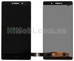 Дисплей (LCD) Huawei P8 Max (DAV-703L) з сенсором чорний