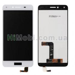 Дисплей (LCD) Huawei Y5 II (CUN-U29)/ Honor 5/ Honor Play 5 з сенсором білий