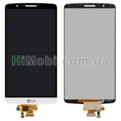 Дисплей (LCD) LG D855/ D858/ D859 Optimus G3 з сенсором білий