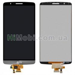 Дисплей (LCD) LG D855/ D858/ D859 Optimus G3 з сенсором сірий