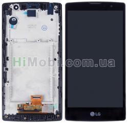 Дисплей (LCD) LG H522Y G4c/ H525N/ H525Y з сенсором чорний + рамка