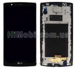 Дисплей (LCD) LG H810 G4/ H811/ H815/ H818N/ H818/ F50/ LS991/ VS986 з сенсором чорний + рамка