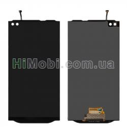 Дисплей (LCD) LG H900 V10/ H901/ H960A/ VS990 з сенсором чорний оригінал PRC