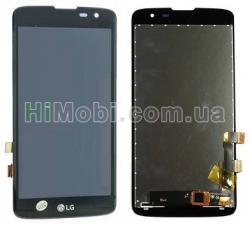 Дисплей (LCD) LG X210 K7/ X210DS з сенсором чорний