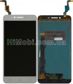 Дисплей (LCD) Lenovo A6020a46 Vibe K5 Plus/ Lemon 3 з сенсором білий (чорний шлейф)