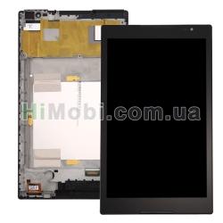 Дисплей (LCD) Lenovo S8-50F з сенсором чорний + рамка
