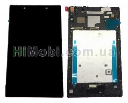Дисплей (LCD) Lenovo Tab 4 TB-8504F з сенсором чорний + рамка