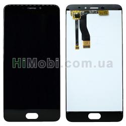 Дисплей (LCD) Meizu M5 Note M621 з сенсором чорний