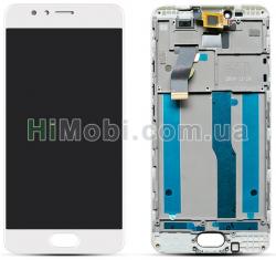 Дисплей (LCD) Meizu M5s/ M5s mini з сенсором білий + рамка