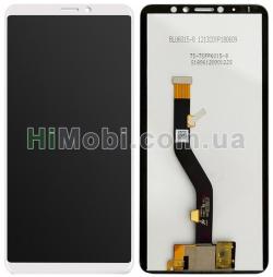 Дисплей (LCD) Meizu Note 8/ M8 Note (М822) з сенсором білий оригінал PRC
