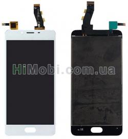 Дисплей (LCD) Meizu U10 (U680H) з сенсором білий