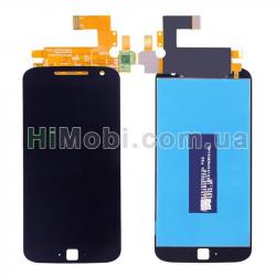 Дисплей (LCD) Motorola XT1641 Moto G4 Plus/ XT1642/ XT1644 з сенсором чорний