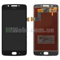 Дисплей (LCD) Motorola XT1670 Moto G5/ XT1672/ XT1675/ XT1676 з сенсором чорний
