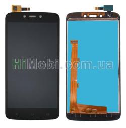 Дисплей (LCD) Motorola XT1723 Moto C Plus з сенсором чорний