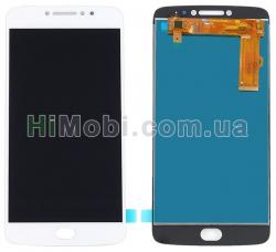 Дисплей (LCD) Motorola XT1770 Moto E4 Plus/ XT1771/ XT1775 з сенсором білий