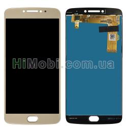 Дисплей (LCD) Motorola XT1770 Moto E4 Plus/ XT1771/ XT1775 з сенсором золотий