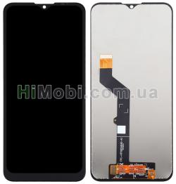 Дисплей (LCD) Motorola XT2081-1 Moto E7 Plus/ XT2083 Moto G9 Play з сенсором чорний оригінал PRC