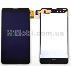 Дисплей (LCD) Nokia 630/ 635/ 636/ 638 Lumia з сенсором чорний