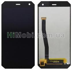 Дисплей (LCD) Nomu S10/ Archos 50 Saphir/ myPhone Hammer Energy з сенсором чорний