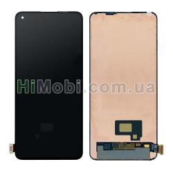 Дисплей (LCD) OnePlus 8T (KB2000/ KB2001/ KB2003/ KB2005) з сенсором чорний оригінал PRC