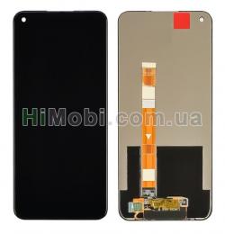 Дисплей (LCD) Oppo A53 4G 2020/ A53s/ A32/ A33/ A73 5G/ Realme 7i/ C17 з сенсором чорний сервiсний