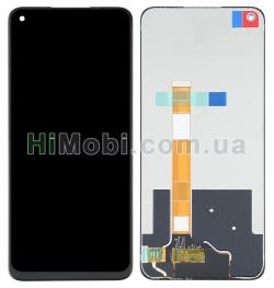 Дисплей (LCD) Realme 7 5G з сенсором чорний оригінал PRC